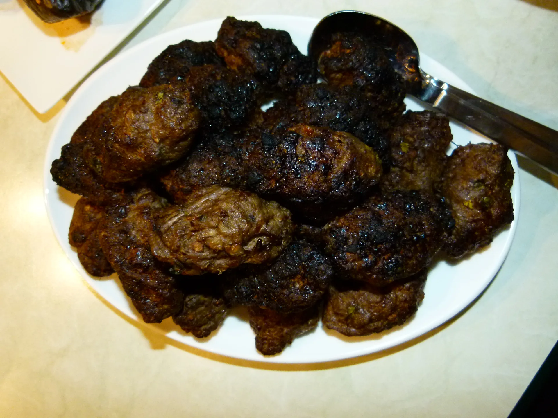 كبة مشوية على الحطب